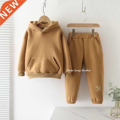 Mom Susy Baby Girl Boy Cotton Clothes Set Hoodie+Jogging 2PC