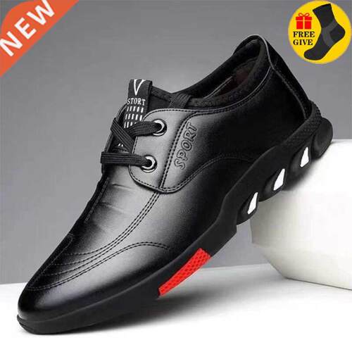 Fashion Men Leathe Shoes Daily Office Sneakes Zaatos Homb