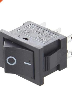 10pcs AC 6A/250V 10A/125V 6 Pin DPDT ON/ON 2 Position Snap i
