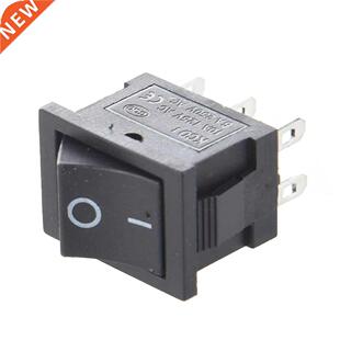10pcs AC 6A/250V 10A/125V 6 Pin DPDT ON/ON 2 Position Snap i
