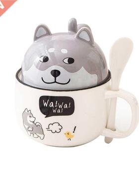 Creativity Ceramic Material Cute Animal Shape Instant Coffee
