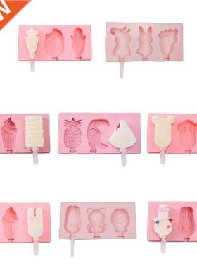 94PF Ice Cream Makers with Lid Creative Cute Animals Shape