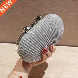 FGGS-Wedding Bridal Beaded Women Evening Bag Chain Shoulder