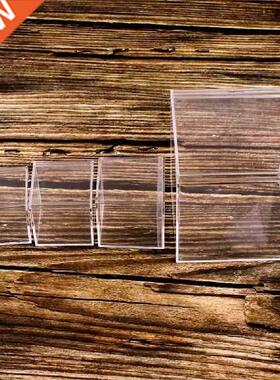 Useful 4Pcs Transparent Cube Compact Portable Lid Case