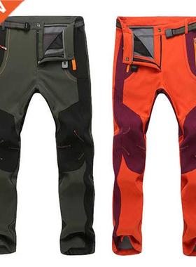 Winter Casual Sretch Pants Men Women Fleece Military Cargo P
