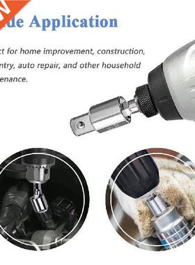 3 Pieces Electric Drill Socket Adapters Impact Driver 1/4