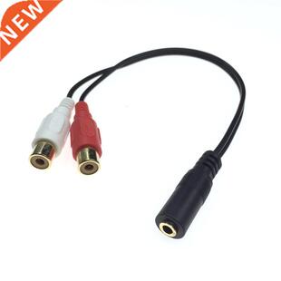 Audio Cables 3.5mm Jack Plug Fmale To 2 RCA Female Stereo Ad