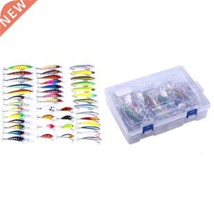 43pcs 6 Kinds Mixed Fishing Lures Wobblers Minnow Crankbait