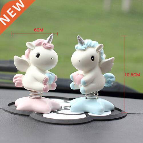 Unicorn Ornament Car Dashboard Decoration Desktop Head