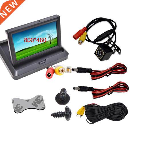 5 Inch 800*480 TFT LCD Foldable Car Monitor Reverse Parking