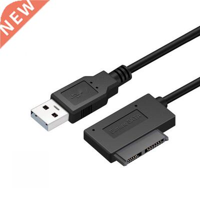USB 2.0 to SATA Adapter Cable 6+7 Pin Converter 1Pin Connec
