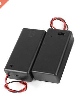 3 Pcs Two Wire Lead On/Off Switch 1 x 9V Cell Case Holder