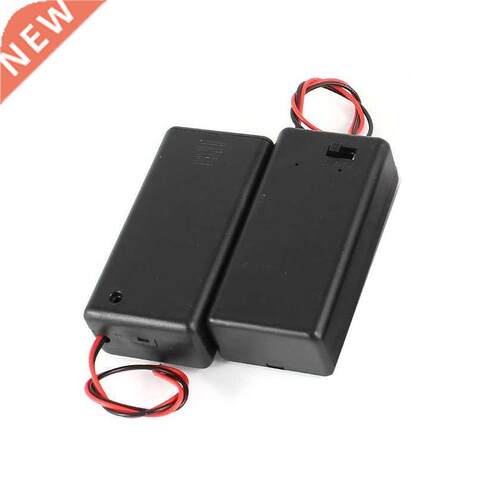 3 Pcs Two Wire Lead On/Off Switch 1 x 9V Cell Case Holder