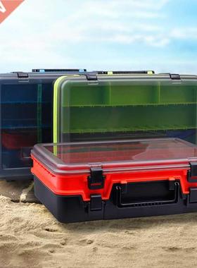 2021 Lge- Double-Layer Fishing Tackle Box Multifun