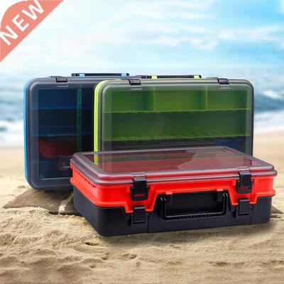 2021 Lge- Double-Layer Fishing Tackle Box Multifun