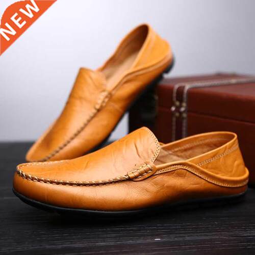 Men Loafers 2022 New Leather Shoes Men Casual Shoes Moccasin
