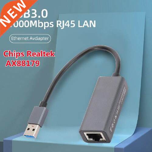 USB 3.0 Type C to Gigabit Ethernet Converter Adapter RJ45