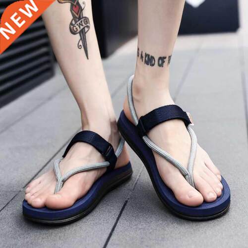 Summer New Mens Sandals Wld Couple Flat Personalty Fashon