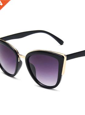 Vintage Cat Eye Sunglasses Women Fashion Brand Designer Sung