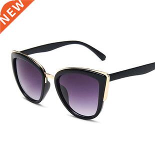 Vintage Cat Eye Sunglasses Women Fashion Brand Designer Sung