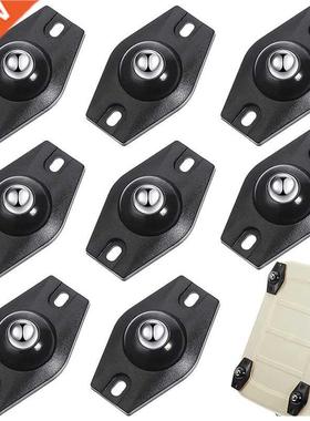 8 Pieces Self Adhesive Caster Wheels Mini Swivel Wheels 360