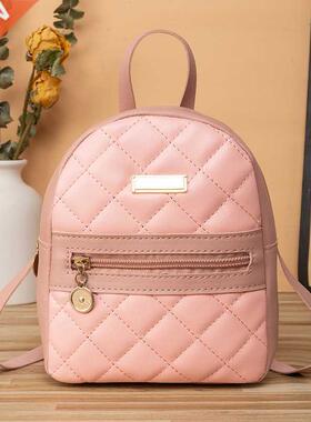 NEW Mini PU Leather Backpack Women Small Shoulder Bag Multif