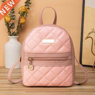 NEW Mini PU Leather Backpack Women Small Shoulder Bag Multif