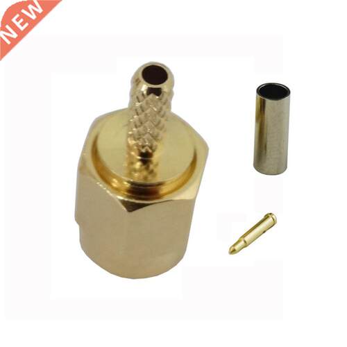 30Pcs RF SMA Connector SMA Male Plug Crimp For RG174 RG316 L