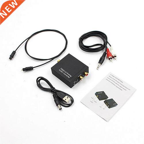 3.5mm Digital Coaxial Toslink Optical to Analog L/R RCA Aud