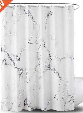 RecabLeght Printed Polyester Waterproof Shower Curtain Bathr