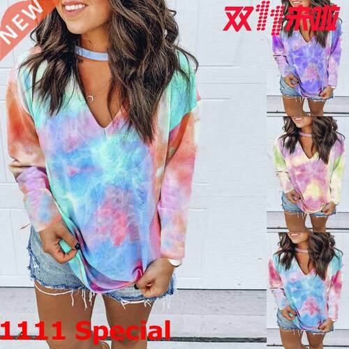 Summer 2021 Long-sleeved Plus-size women's printed T-shirt