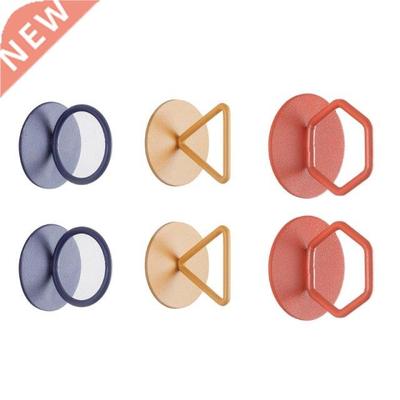 2Pcs Self-Stick Instant Cabinet Drawer Push Pull Knobs Auxil