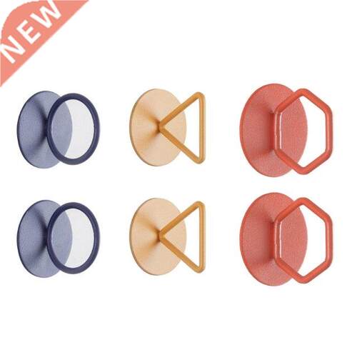 2Pcs Self-Stick Instant Cabinet Drawer Push Pull Knobs Auxil