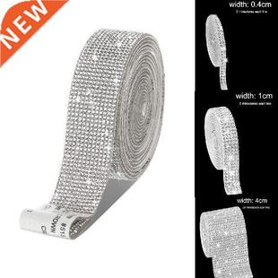 Self Adhesive Crystal Rhinestone Sticker Diamond Ribbon