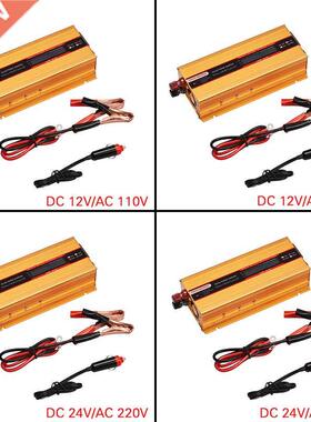 6000W Cr Power Inverter DC 12/24V To C 110/220V Converter