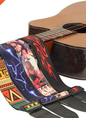 Nylon Guitar Strap for Acoustic Electric Guitar and Bass Mul