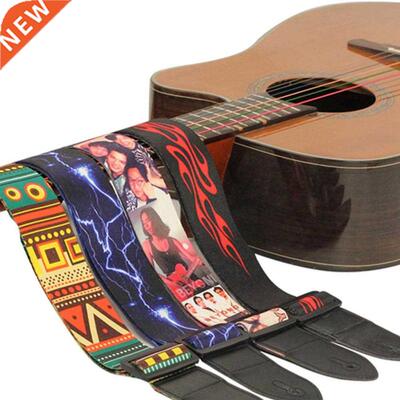 Nylon Guitar Strap for Acoustic Electric Guitar and Bass Mul