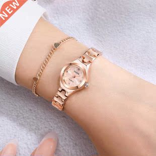 Fshion Women Wtches Rose Gold Luxury Stinless Steel Quli