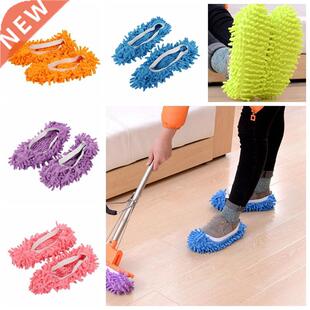 Mop Slippers House Clening Dust Removl Lzy Floor Wll Dus