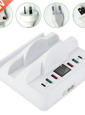 80W USB Charger Charging Station Wireless Charger Tablet Pho