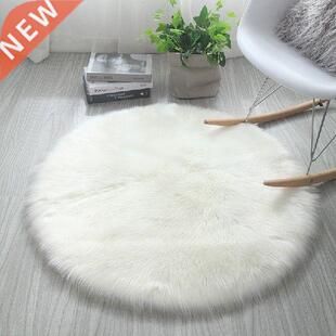 1PCs 30*30cm Soft Artificial Sheepskin Carpet Cushion Cover