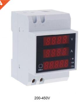 Din Din Rail Multi Function Digital Meter Ammeter Voltmeter