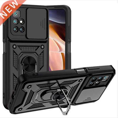 Shockproof Case For Xiaomi Redmi 10 9 9T 9A 9C NFC Push Pull