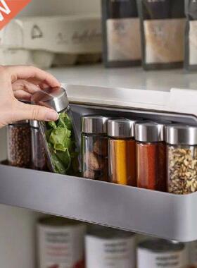 Kitchen Spice Rack Storage Cabinet Spice Bottle Rack Home