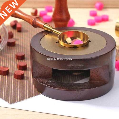 Vintage Stamp Wax Seal Beads Sticks Warmer Wax Melting Furna