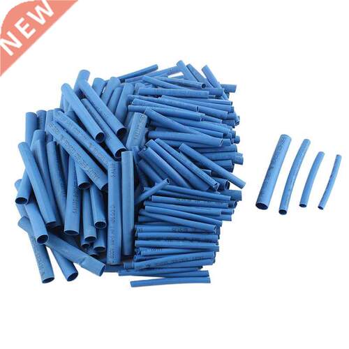 200pcs 4 Sizes Polyolefin Heat Shrink Tubing Cable Sleeve Bl