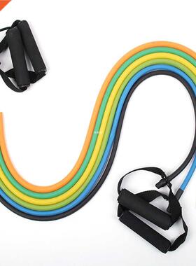 Single Resistance Bands Exercise Tube Fitness Pilates Streng