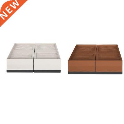 4Pcs Bed Furniture Risers 3 Inch Heavy Duty Adjustable Desk