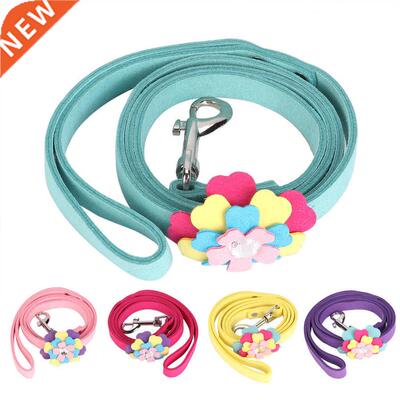Pet Traction Rope Beautiful Flower Pet Traction Puppy Dog