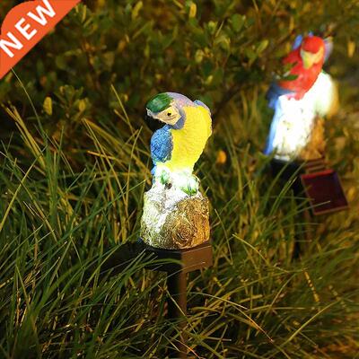 1 Pcs 2021 New Solar Powered Garden LED Lights Cute Parrot